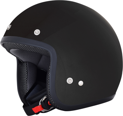 Gloss black AFX FX-75 helmet in XL size with a smooth, shiny finish, designed for motorcycle riders.