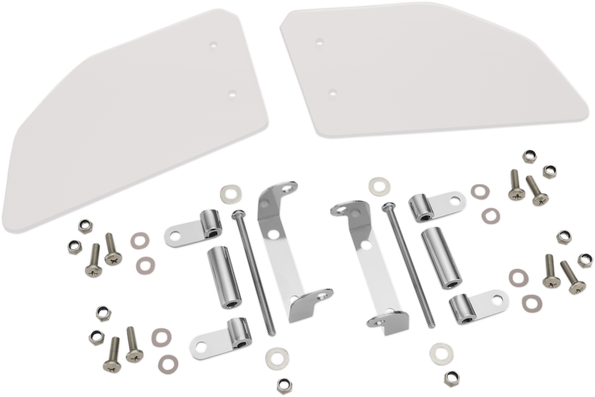 Bill's Exhausts SHOW CHROME Air Deflector 41-177 for engine, featuring chrome finish and precise fitment for optimal airflow.