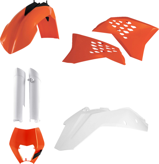 ACERBIS Full Replacement Body Kit - OEM Orange/White/Black KTM  2008-2011 2205290145 - Howling Moto
