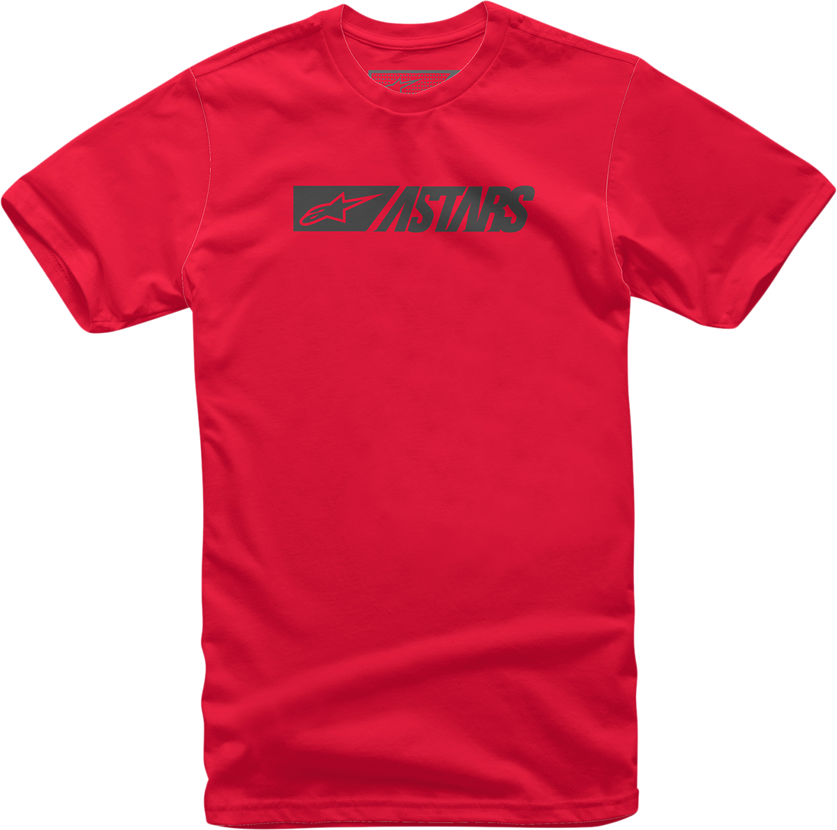Red ALPINESTARS Reblaze T-Shirt in 2XL, featuring bold branding and comfortable fabric, displayed on a plain background.