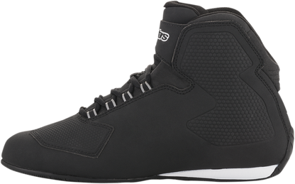 Black Alpinestars Women's Sektor Shoes in US size 10.5 featuring sleek design and athletic style, brand logo visible.