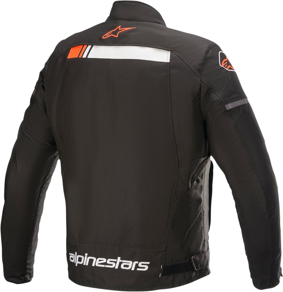 Alpinestars T-SPS Ignition motorcycle jacket in black, white, and red, size small, featuring protective armor and sporty design.