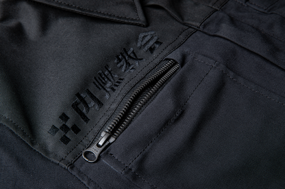 Black ICON Upstate Canvas National Jacket in 2XL, featuring a sturdy design with visible branding and front zipper.