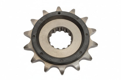 Bill's Exhausts Ninja 400 sprocket and chain set kit, in stock, with metal sprockets and chain for motorcycle drivetrain.