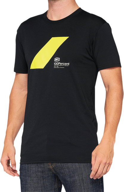 100% Athol Tech T-Shirt - Black - Small 35025-001-10 - Howling Moto