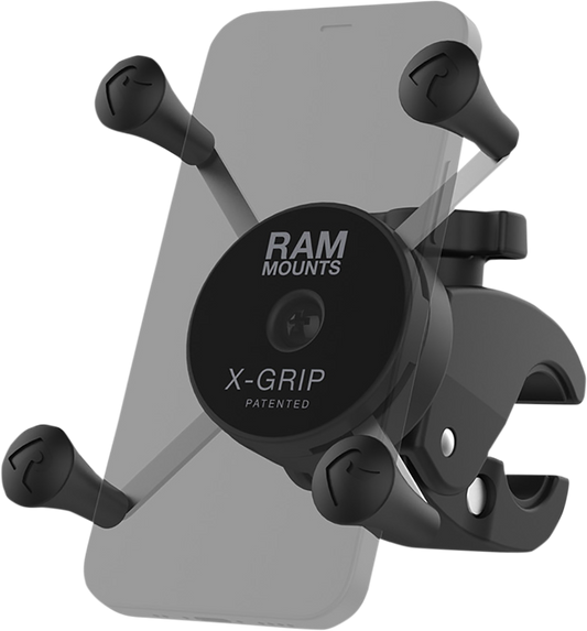 Bill's Exhausts RAM MOUNTS X-Grip Large Phone Mount with Tough-Claw, designed for engine applications, shown in the image.