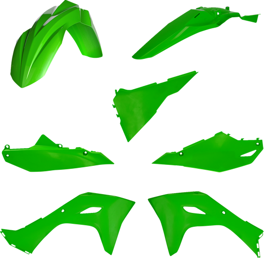 ACERBIS Full Replacement Body Kit - OEM '24 Green 2983560006 - Howling Moto