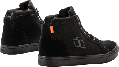 Bill's Exhausts ICON Carga CE™ Stealth boots in US size 11, featuring durable construction and sleek black design.