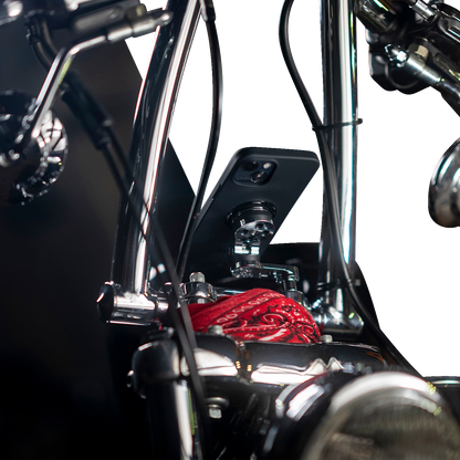 SP CONNECT Phone Mount - Pro - Handlebar Clamp - Chrome 53238 - Howling Moto
