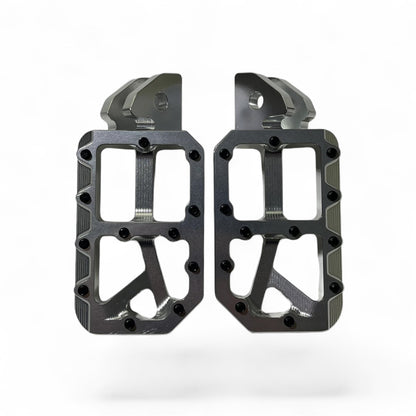 Silver Wide Foot Pegs