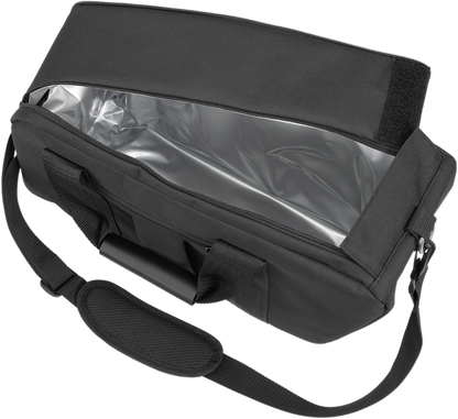 SHOW CHROME King Cooler Saddlebag 480 HKC engine component by Bill's Exhausts, featuring metal construction and mounting hardware.