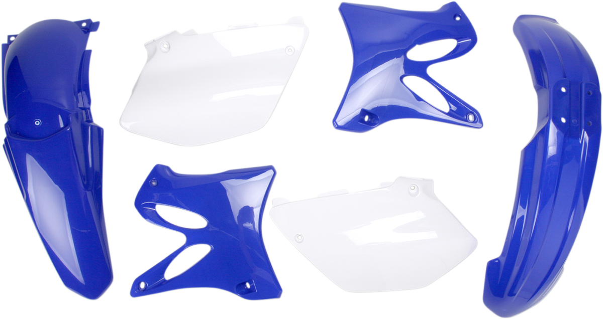 Acerbis standard replacement body kit for motorcycles, OEM 2044700215, featuring body panels with a sleek design.