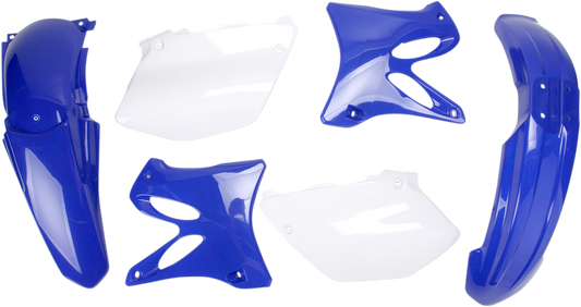 Acerbis standard replacement body kit for motorcycles, OEM 2044700215, featuring body panels with a sleek design.