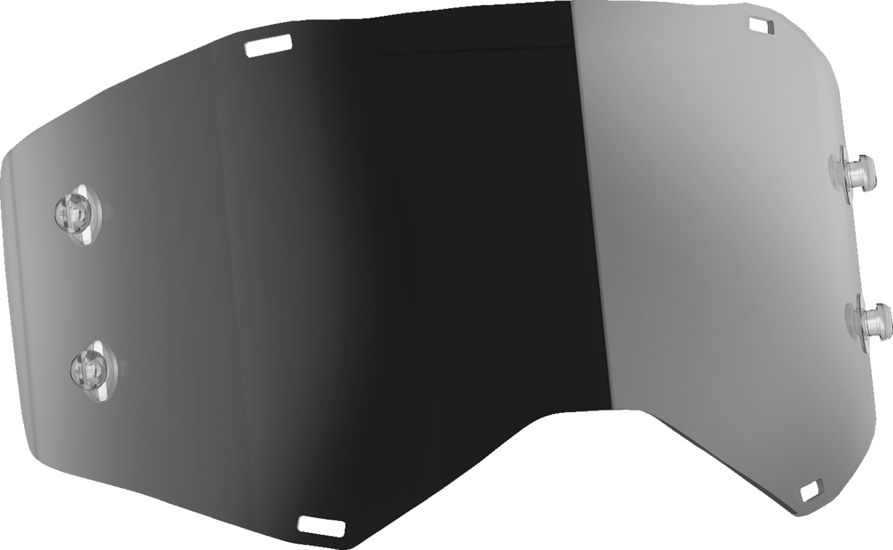 Dark gray AFC Works lens for Scott Prospect and Fury engine by Bill's Exhausts, shown in the product image.