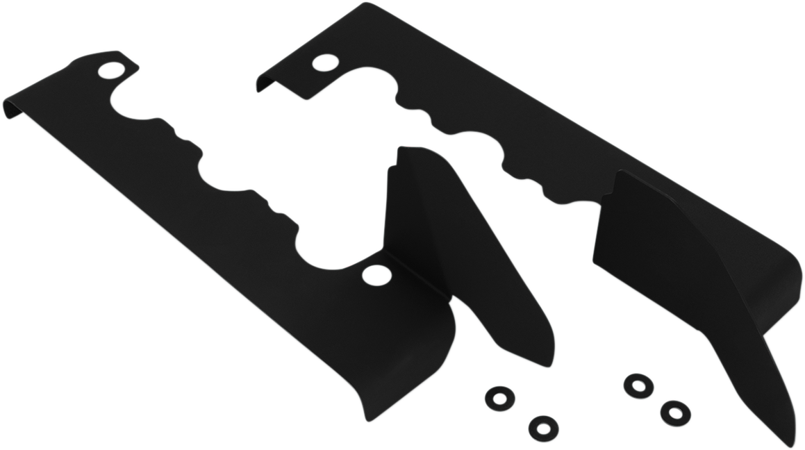 Bill's Exhausts Show Chrome Cylinder Head Cover for GL1800 motorcycle engine, shiny chrome finish, detailed metal design.
