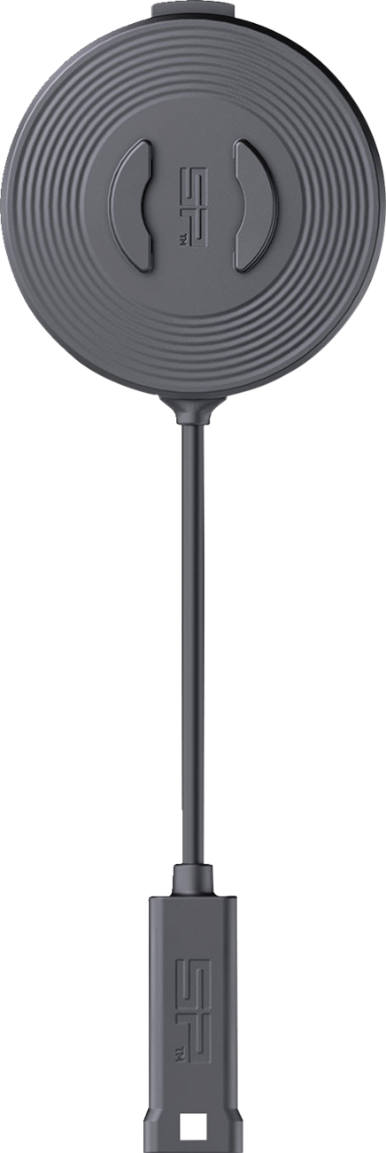 Bill's Exhausts SP CONNECT Anti-Vibration Module SPC+ for phone charging, shown in a close-up image with mounting details.