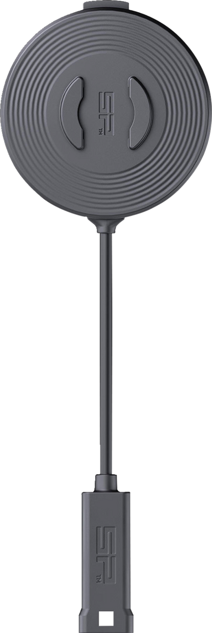 Bill's Exhausts SP CONNECT Anti-Vibration Module SPC+ for phone charging, shown in a close-up image with mounting details.