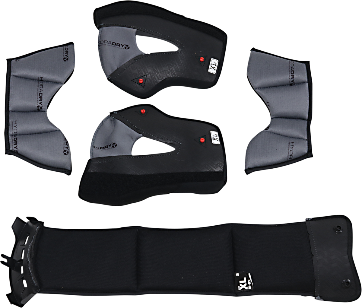 Bill's Exhausts ICON Variant Pro™ interior helmet set for XL/Tight Fit helmets, shown in the image with detailed padding and fit features.