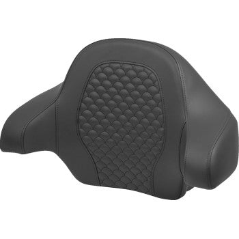 SADDLEMEN Tour-Pak® Backrest Pad with dragon scale design for FLH/FLT Harley Davidson motorcycles, model 814-07-15500