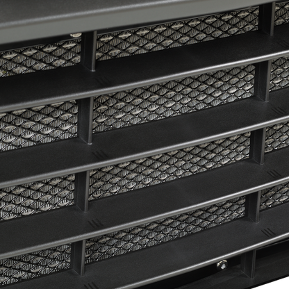 Bill's Exhausts SHOW CHROME Radiator Grille for Ryker engine, featuring a sleek chrome finish and precise fitment.