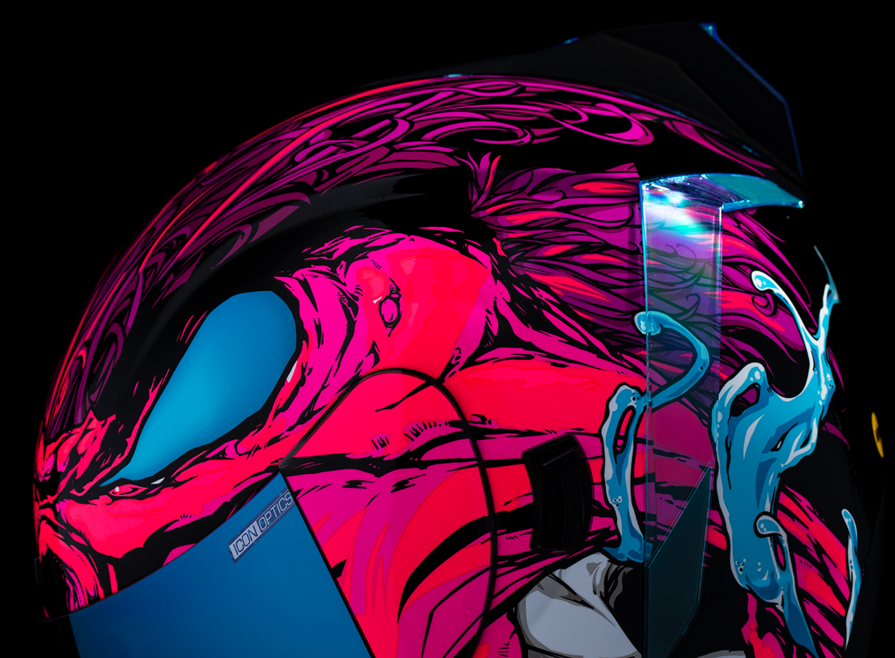 Pink ICON Airform™ helmet with MIPS® technology in XS size, featuring a sleek design and adjustable straps.