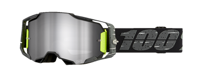 100% Armega Goggles - Antibia - Silver Flash Mirror 50005-00022 - Howling Moto