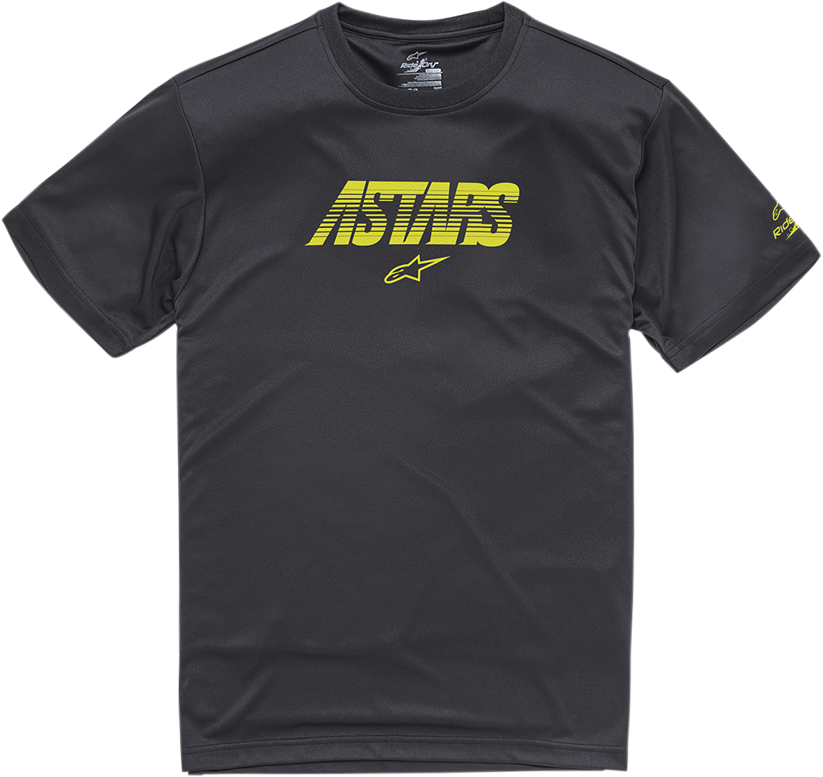 Black ALPINESTARS Tech Angle Premium T-Shirt, large size, casual fit with logo detail, made by Bill's Exhausts.