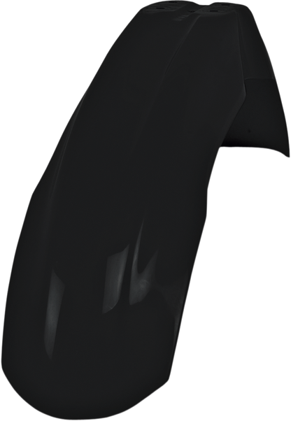 Black Acerbis standard replacement body kit for motorcycles, designed for durability and a sleek appearance.
