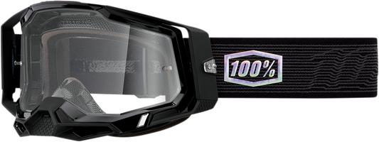 100% Racecraft 2 Goggles - Topo - Clear 50009-00015 - Howling Moto
