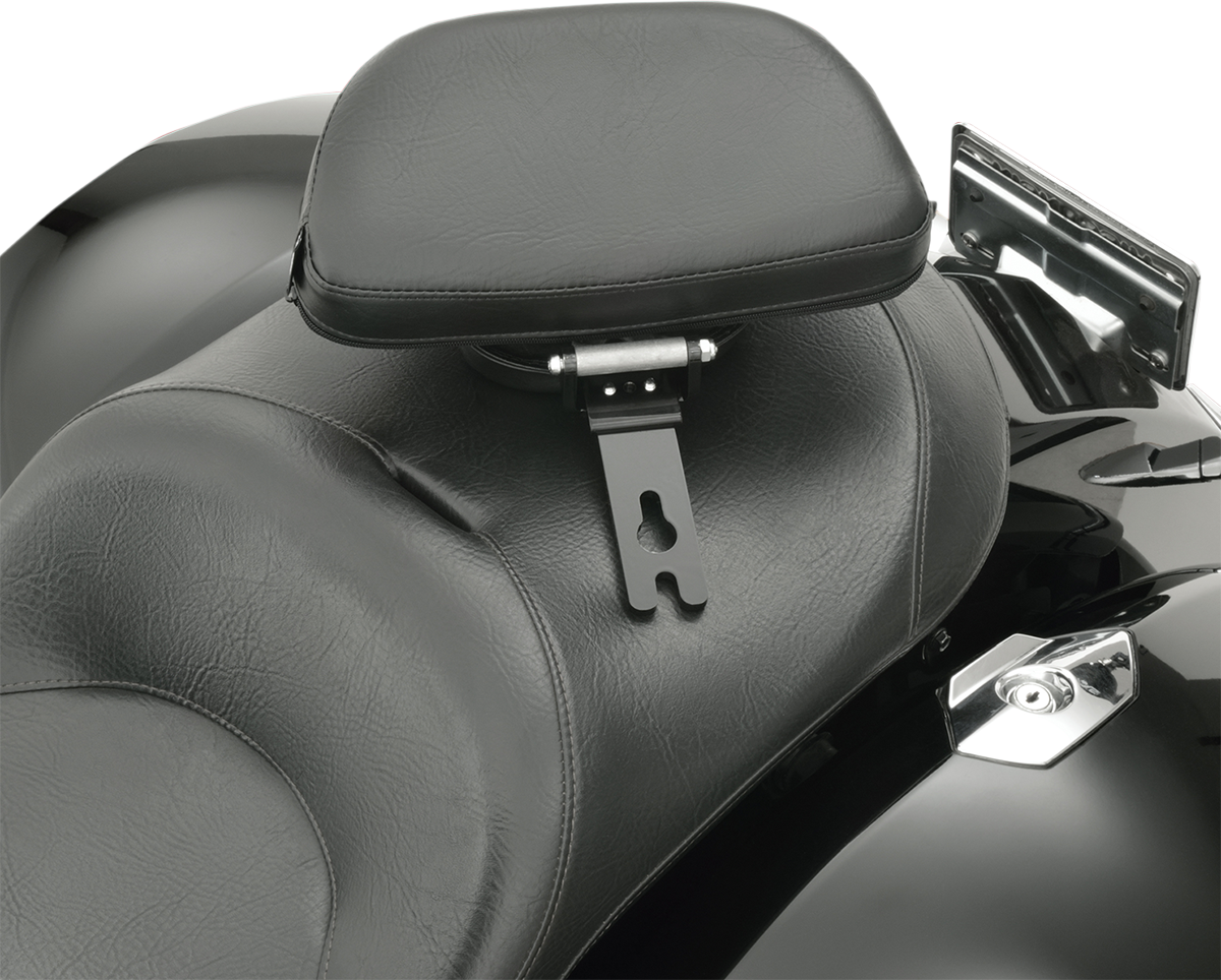 Bill's Exhausts SHOW CHROME Victory 30-108 detachable smart mount engine backrest for motorcycle.