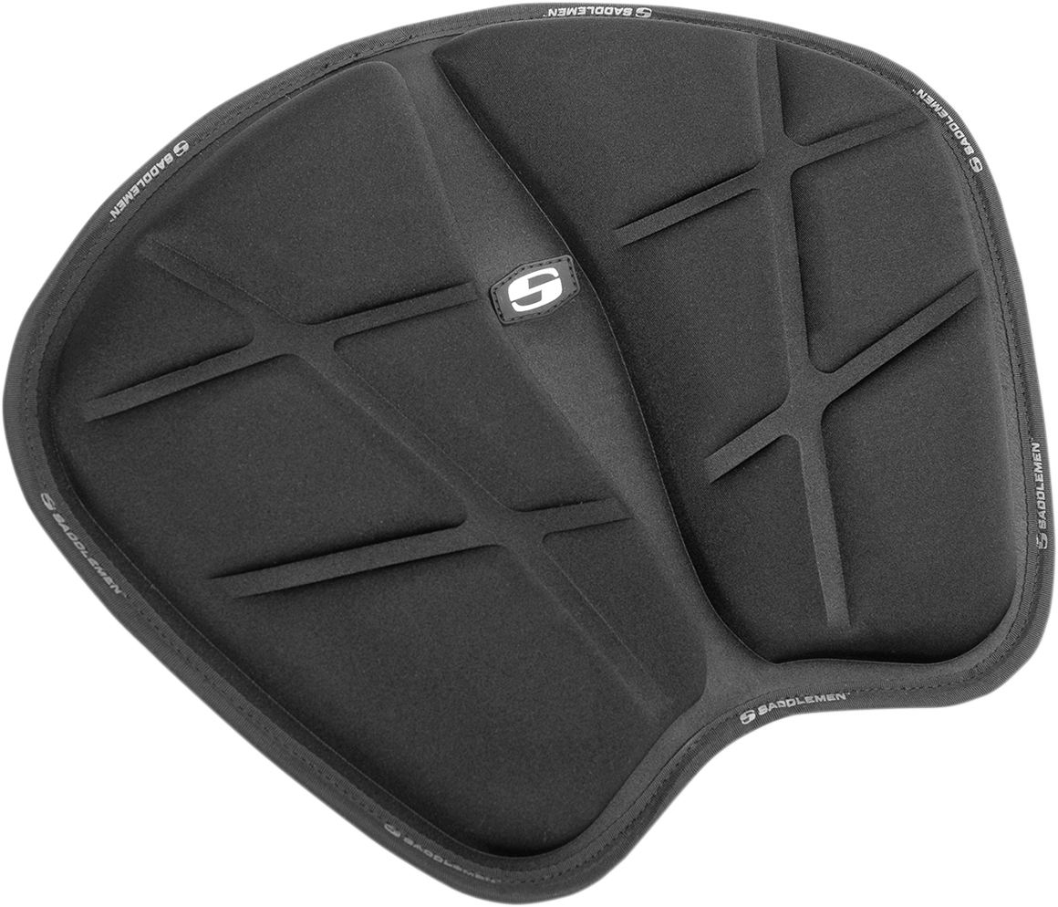 Saddlemens 3D Molded Gel Pad seat for motorcycles, featuring ergonomic design for comfort and support.