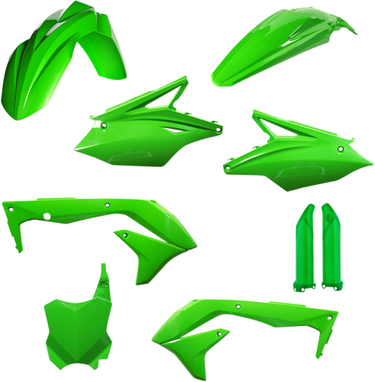 ACERBIS Full Replacement Body Kit - Green 2685840006 - Howling Moto