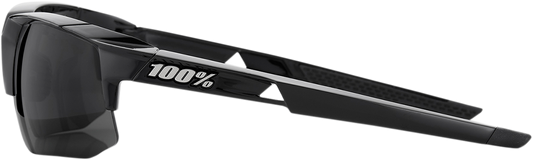 100% Speedcoupe Sunglasses - Black - Gray Polarized 61031-001-47 - Howling Moto