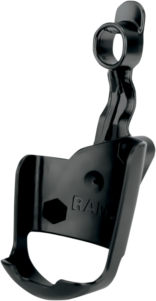 RAM MOUNTS Garmin 60 device cradle for engine, designed by Bill's Exhausts, securely holds Garmin GPS units.