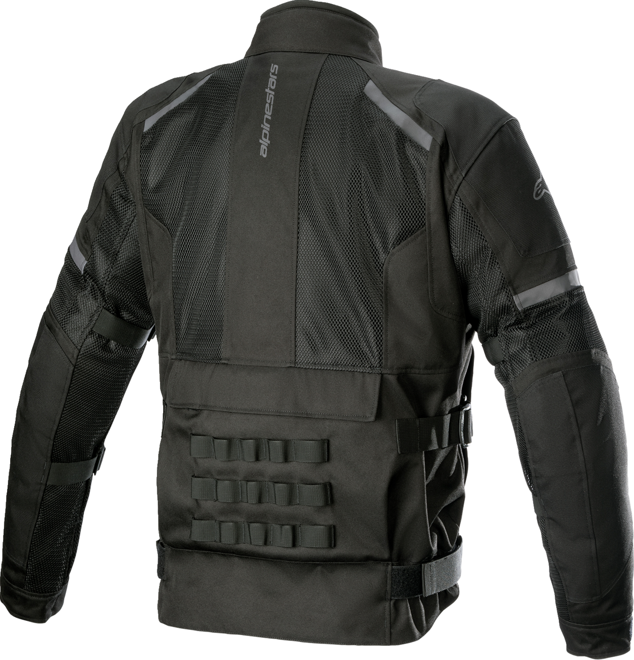 Black ALPINESTARS Crosshill WP Air Jacket in medium size, designed for outdoor wear with breathable, waterproof features.