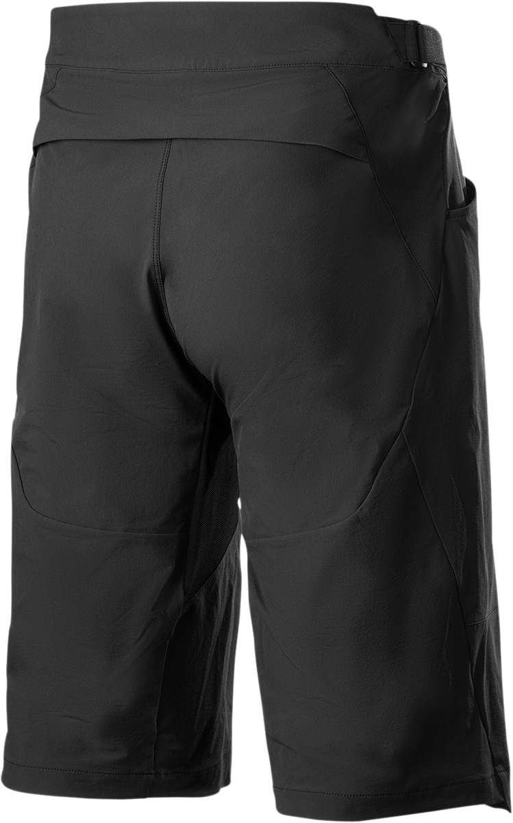 Black Alpinestars Drop 6.0 V2 Shorts in US size 32, featuring a sleek design with durable fabric and sporty style.