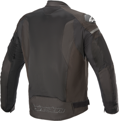 Alpinestars T-GP Plus R Air motorcycle jacket in black, small size, featuring protective armor and ventilation for riding comfort.