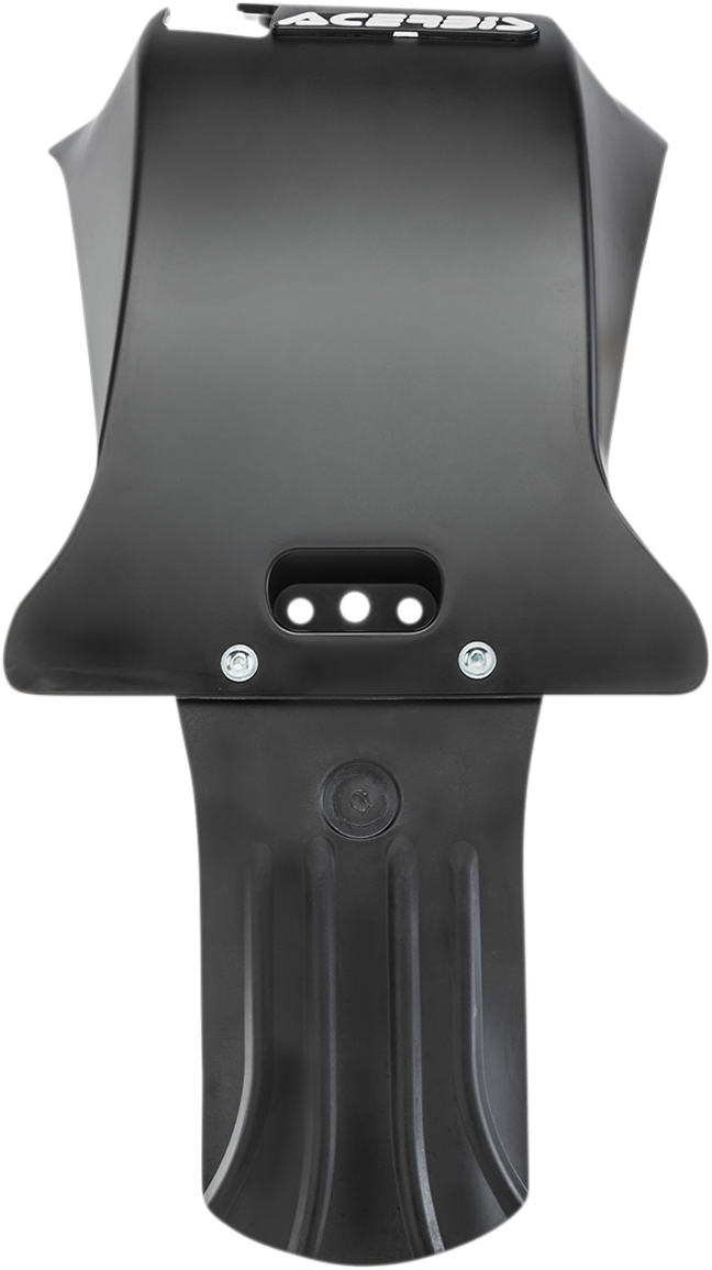 Black Acerbis large skid plate for Beta 250 RR motorcycle body protection, designed for durability and impact resistance.