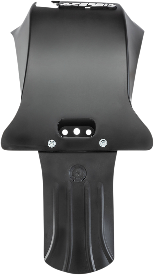 Black Acerbis large skid plate for Beta 250 RR motorcycle body protection, designed for durability and impact resistance.