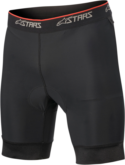 Black Alpinestars Inner Pro V2 Shorts, US size 30, designed for comfort and sport, with visible branding and snug fit.