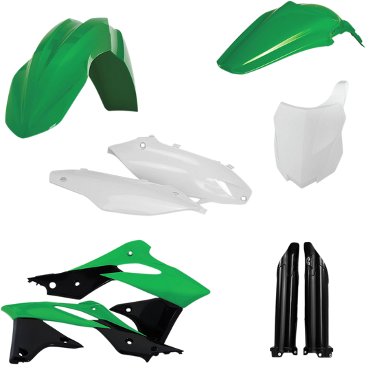 ACERBIS Full Replacement Body Kit - OE '16 Green/White/Black 2314185135 - Howling Moto