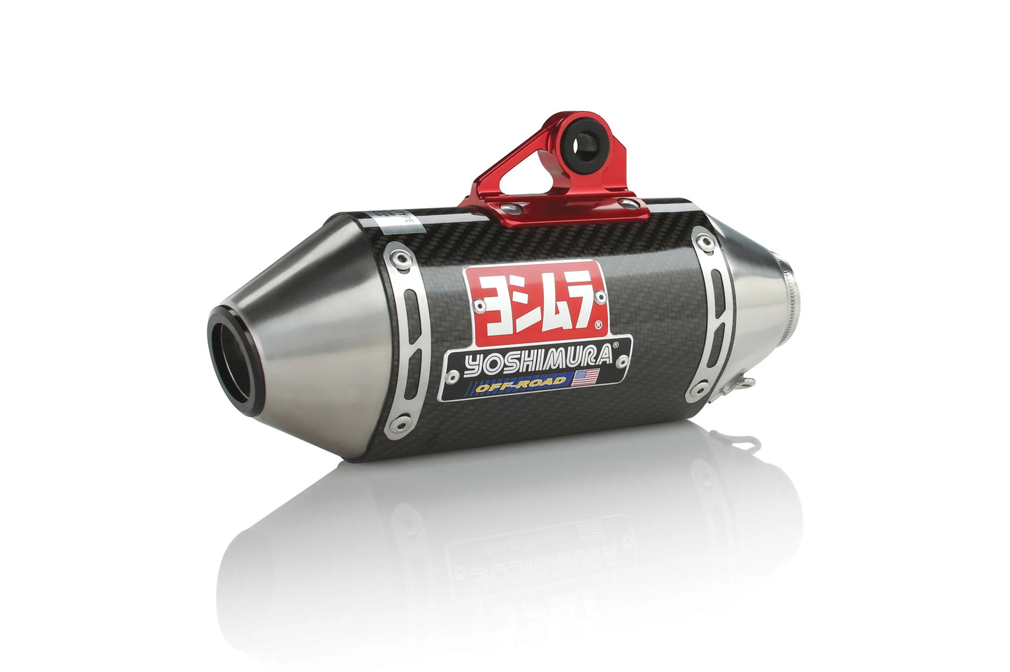 Yoshimura CRF50F 04-24/XR50 00-03 RS-2 STAINLESS FULL EXHAUST, W/ CARBON FIBER MUFFLER