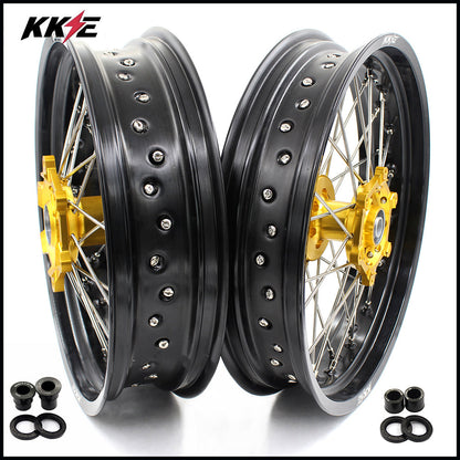 KKE 17Inch Supermoto Dirtbike Wheels For SUZUKI DRZ400SM 2005-2024 - Howling Moto