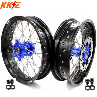 KKE 17 Inch CUSH Drive on Road Supermoto Wheels Rims For SUZUKI DRZ400SM 2005-2024 - Howling Moto