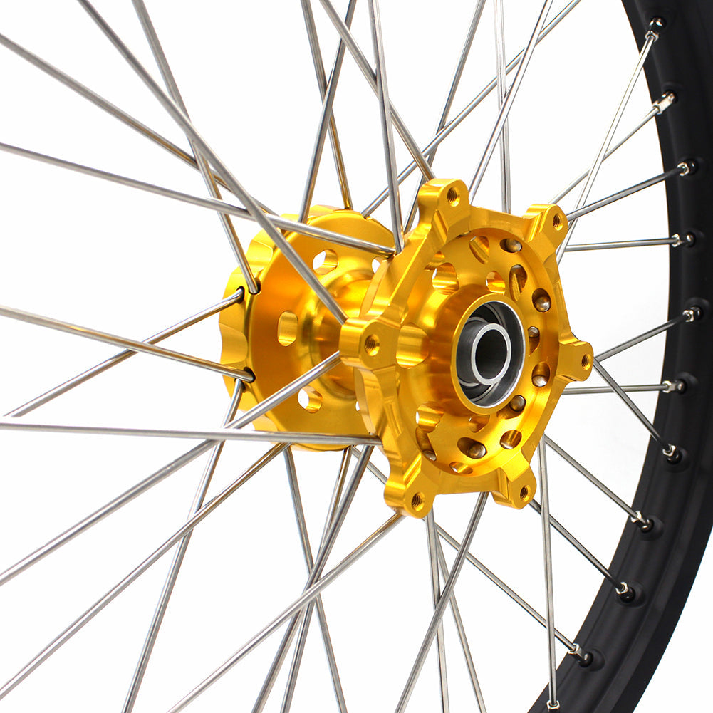 KKE 21 & 19 MX Off Road Wheels For SUZUKI RM125 2001-2007 RM250 2001-2008 - Howling Moto