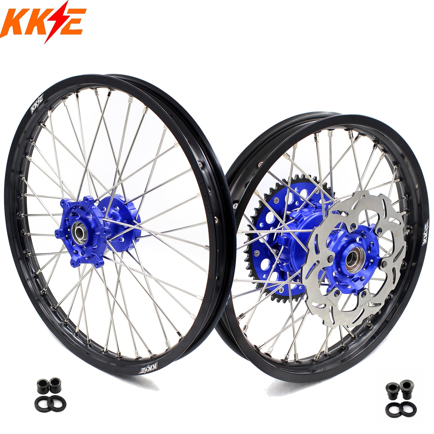 KKE 21 & 18 CUSH Drive Wheels Rims For SUZUKI DRZ400SM 2005-2024 - Howling Moto