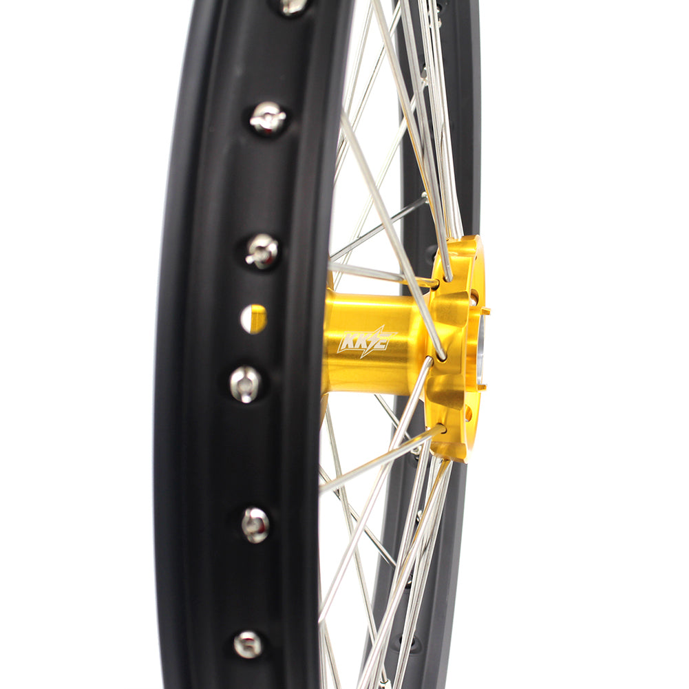 KKE 21/19 MX Off Road Wheels For SUZUKI RM125 RM250 1996 1997 1998 1999 2000