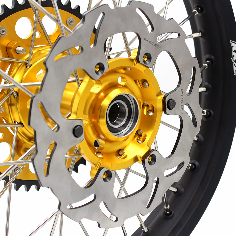 KKE 21" 18" Enduro Spoked Wheels Rims For SUZUKI DRZ400 DRZ400E DRZ400S