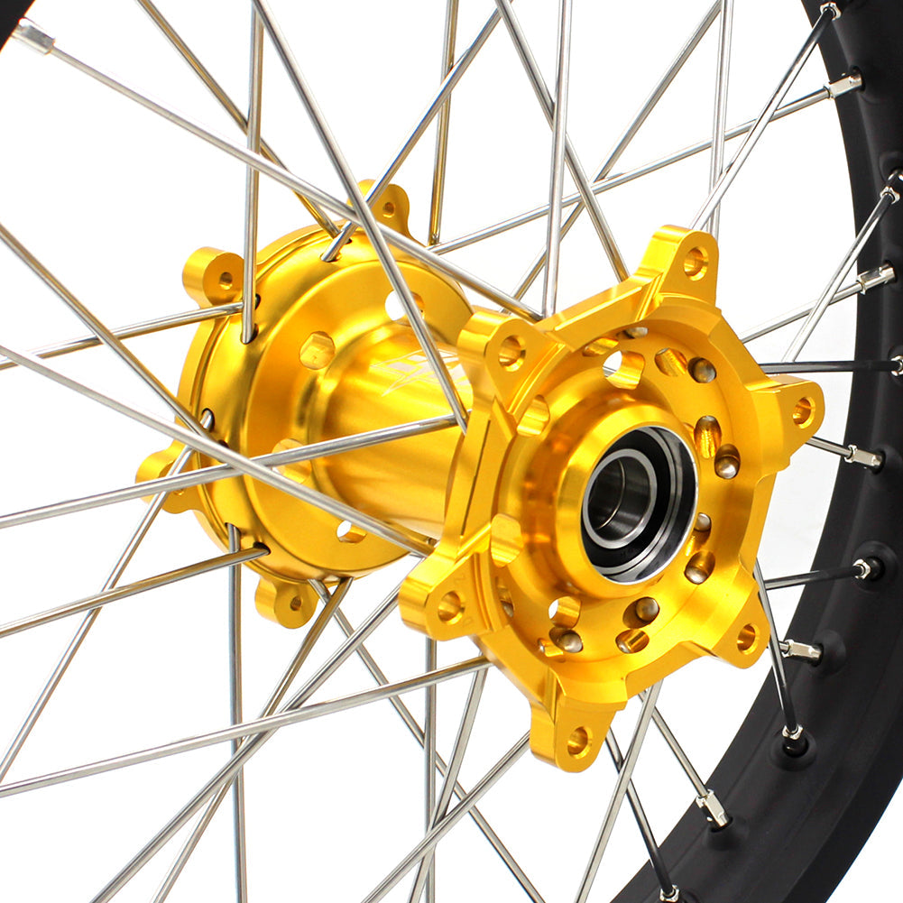 KKE 21/19 MX Off Road Wheels For SUZUKI RM125 RM250 1996 1997 1998 1999 2000