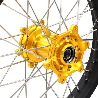 KKE 21/19 MX Off Road Wheels For SUZUKI RM125 RM250 1996 1997 1998 1999 2000